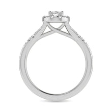 14KT White Gold 1Ct.Tw. Diamond keyani Bridal Ring - thediamondsq