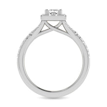 14KT White Gold 1Ct.Tw. Diamond keyani Bridal Ring - thediamondsq