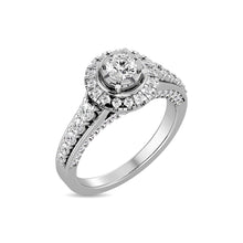 Diamond 1 Ct.Tw. Bridal Ring in 14K White Gold