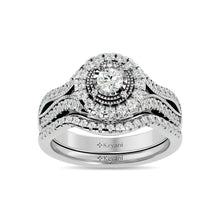 Diamond 3/4 Ct.Tw. Bridal Ring in 14K White Gold