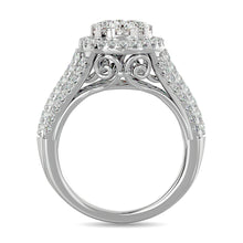 Diamond 2 ct tw Engagement Ring in 14K White Gold