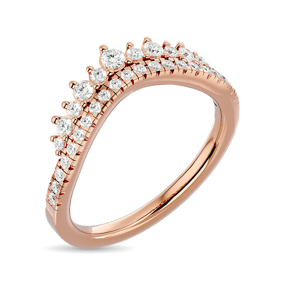 Diamond 1/3 ct tw Band in 14K Rose Gold