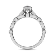 Diamond 1 Ct.Tw. Bridal Ring in 14K White Gold
