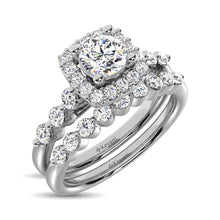 Diamond 1 Ct.Tw. Bridal Ring in 14K White Gold