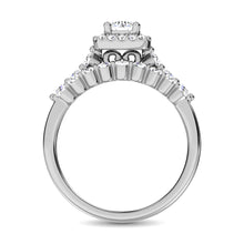 Diamond 1 Ct.Tw. Bridal Ring in 14K White Gold