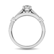Diamond 1/2 Ct.Tw. Bridal Ring in 14K White Gold
