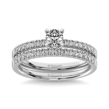 Diamond 3/4 Ct.Tw. Bridal Ring in 14K White Gold