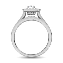 Diamond 3/4 Ct.Tw. Bridal Ring in 14K White Gold