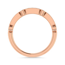 Diamond 1/4 Ct.Tw. Stack Band in 14K Rose Gold