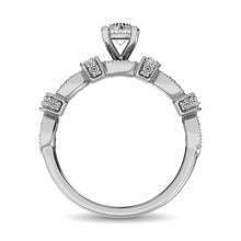 Diamond 1 Ct.Tw. Bridal Ring in 14K White Gold