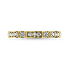 Diamond 1/4 Ct.Tw. Stack Band in 14K Yellow Gold