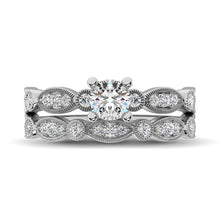 Diamond 1 Ct.Tw. Bridal Ring in 14K White Gold