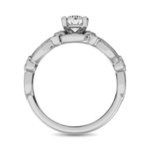 Diamond 1 Ct.Tw. Bridal Ring in 14K White Gold