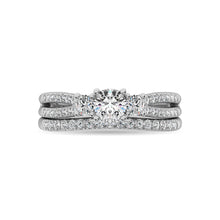 Diamond 1 Ct.Tw. Bridal Ring in 14K White Gold