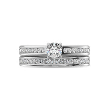 Diamond 1 Ct.Tw. Bridal Ring in 14K White Gold