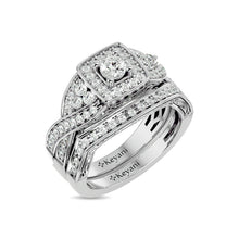 Diamond 1 Ct.Tw. Bridal Ring in 14K White Gold