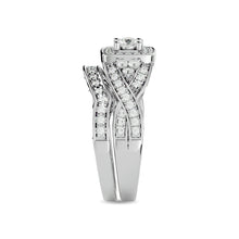 Diamond 1 Ct.Tw. Bridal Ring in 14K White Gold