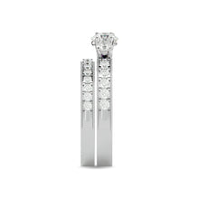 Diamond 1 Ct.Tw. Bridal Ring in 14K White Gold