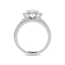 Diamond 1 Ct.Tw. Bridal Ring in 14K White Gold
