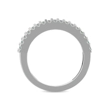 Diamond 1 Ct.Tw. Round and Baguette Fashion Band in 10K White Gold