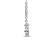 Diamond Round Cut Fashion Necklace 1/6 ct tw in 10K White Gold