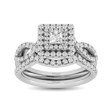 Diamond 3/4 Ct.Tw. Bridal Ring in 14K White Gold