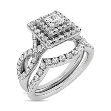 Diamond 3/4 Ct.Tw. Bridal Ring in 14K White Gold