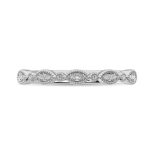 Diamond 1/50 ct tw Stackable Band in Sterling Silver