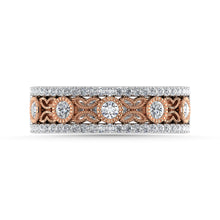 Diamond 1/2 Ct.Tw. Fashion Band in 14K Two Tone
