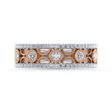 Diamond 1/2 Ct.Tw. Fashion Band in 14K Two Tone