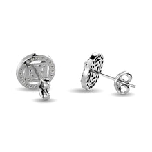 Diamond 3/8 Ct.Tw. Round and Baguette Fashion Earrings in 14K White Gold