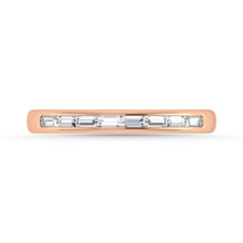 Diamond 1/4 Ct.Tw. Baguette Cut Anniversary Band in 14K Rose Gold