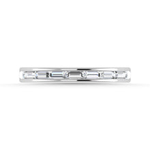 Diamond 3/8 Ct.Tw. Baguette Cut Anniversary Band in 14K White Gold