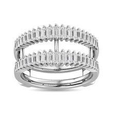 Diamond Guard Ring 5/8 ct tw in 14K White Gold