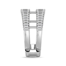 Diamond Guard Ring 5/8 ct tw in 14K White Gold