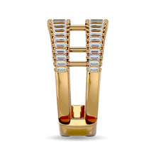 Diamond Guard Ring 5/8 ct tw in 14K Yellow Gold