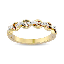 10K Yellow Gold 1/10 Ct.Tw. Diamond Fashion Ring