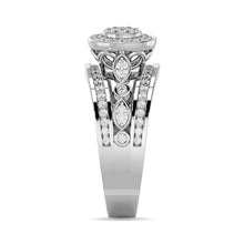 Diamond Engagement Ring 1/2 ct tw in 10K White Gold