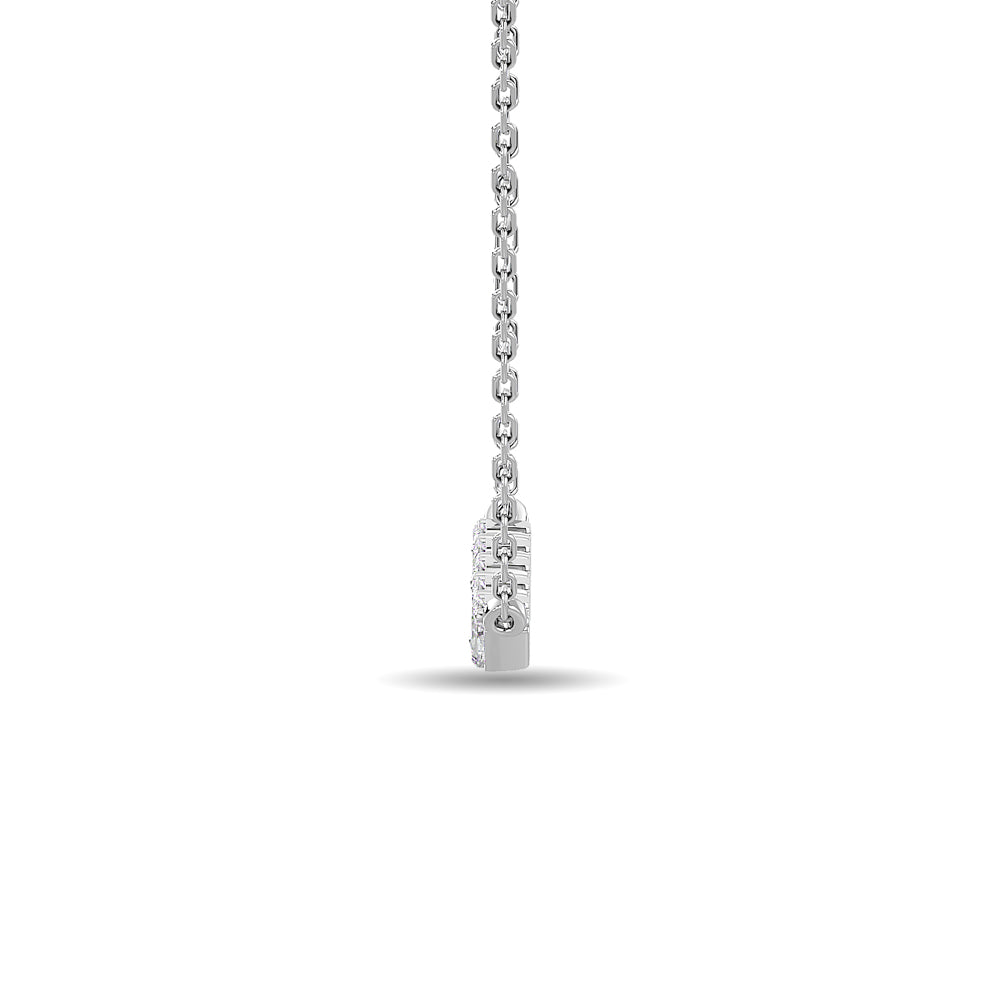 Diamond 1/5 Ct.Tw. Fashion Pendant in 14K White Gold