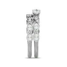 Diamond 1 Ct.Tw. Bridal Ring in 14K White Gold