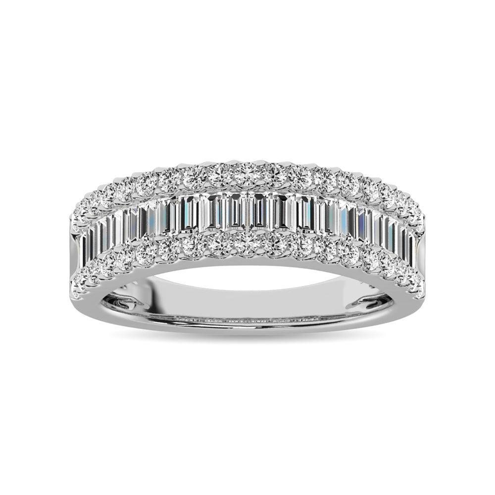 Diamond 3 1/5 Ct.Tw. Ladies Anniversary Band in 14K White Gold