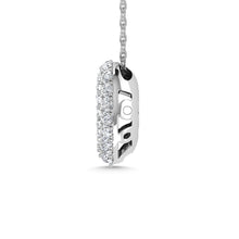 Diamond 1/2 Ct.Tw. Cluster Fashion Pendant in 14K White Gold Gold