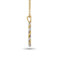 Diamond Fashion Pendant 1/6 ct tw in 10K Yellow Gold