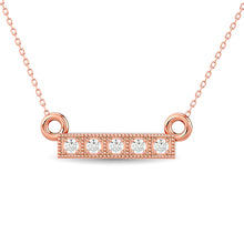 Diamond 1/20 ct tw Fashion Pendant in 10K Rose Gold