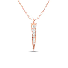 Diamond Fashion Pendant 1/6 ct tw in 10K Rose Gold