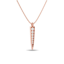 Diamond Fashion Pendant 1/6 ct tw in 10K Rose Gold
