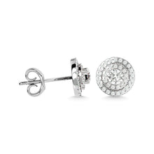 Diamond 9/10 ct tw Fashion Earrings in 14K White Gold