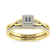 Diamond 1/4 Ct.Tw. Bridal Ring in 10K Yellow Gold