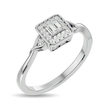 Diamond 1/6 ct tw Promise Ring in 10K White Gold