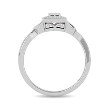 Diamond 1/6 ct tw Promise Ring in 10K White Gold